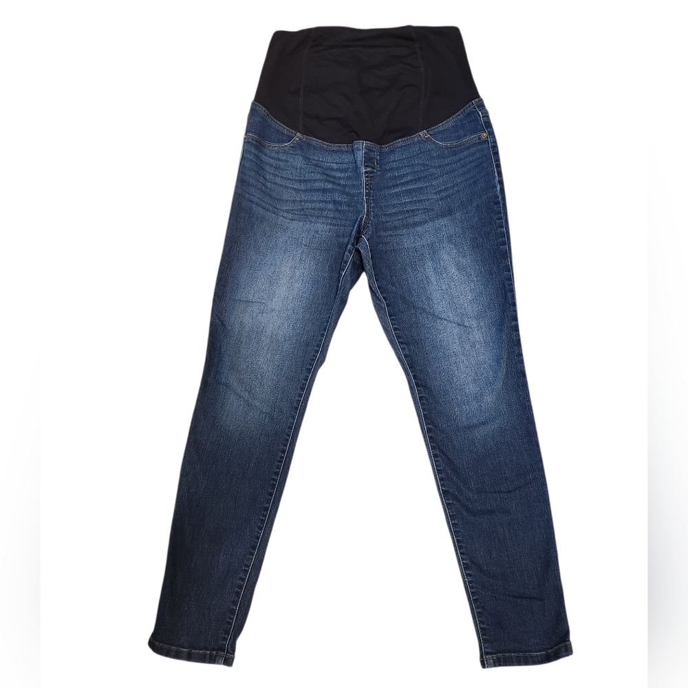 Isabel Maternity High Rise Dark Blue Skinny Jeans